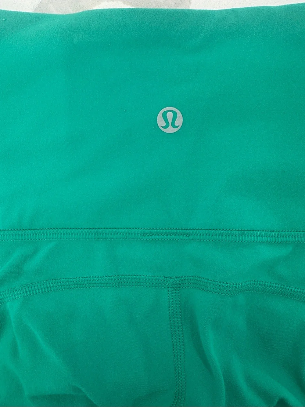 Lululemon High-Waist Green Flare Leggings